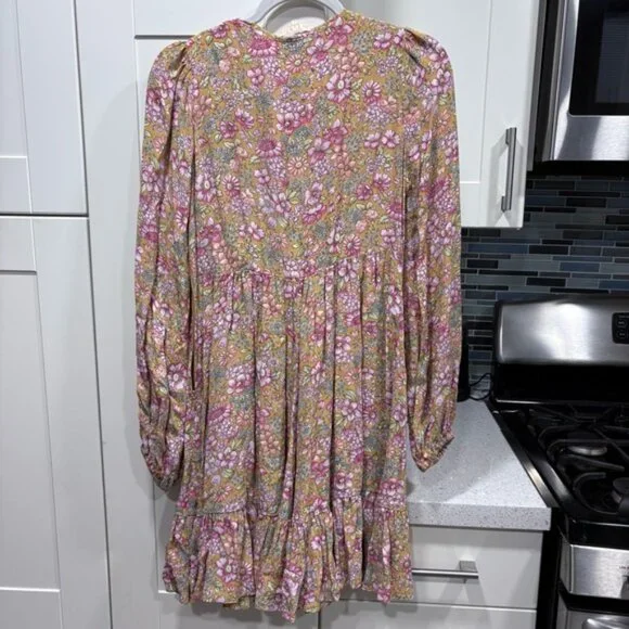 ByTIMO floral long sleeve mini dress - Picture 9 of 9